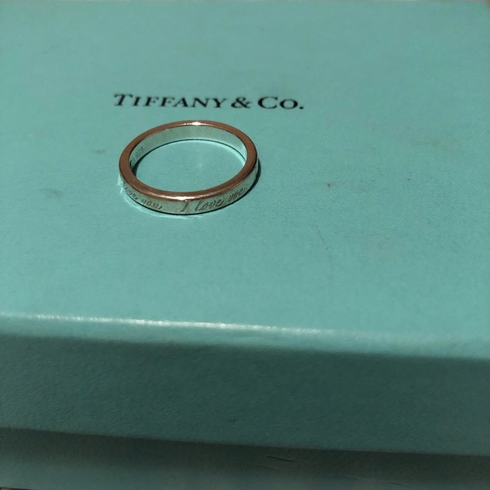Tiffany & Co I love you ring